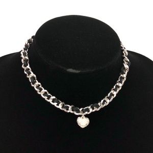 Juicy Couture Chunky Chain Silver-tone Necklace